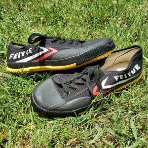 Feiyue Black Canvas Sneakers NWoT